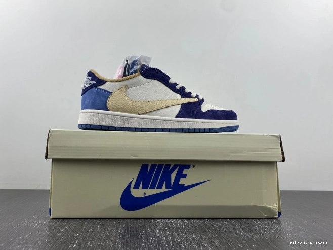 Rep AIR 1 JORDAN SCOTT DM7866-808 X CUSTOM TRAVIS 0704